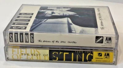 Sting Music cassettes lot of 2: Best of Sting, The Dream of the blue Turtles - Image 1 of 3