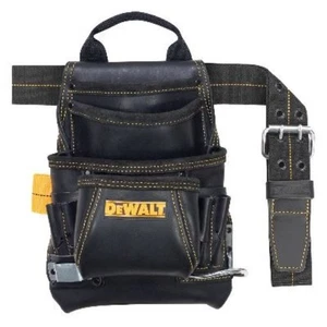 DeWALT DG5433 Carpenter's Leather Nail Tool Bag Pouch 10-Pocket Tool Belt - Picture 1 of 1