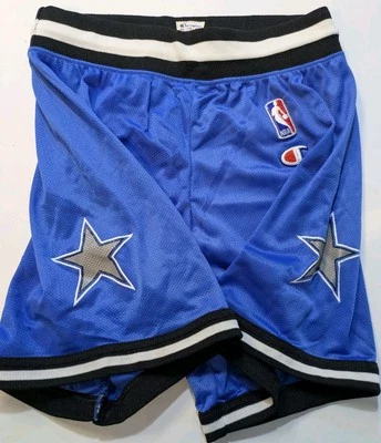 90 年代复古奥兰多魔术篮球短裤尺寸青少年 XL 18-20 冠军 — 第 1/4 张图片