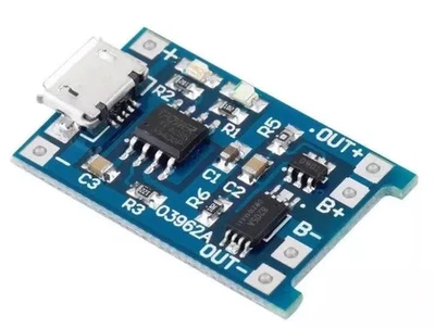 10x 5V Micro USB 1A 18650 Lithium Battery Charger Module TP4056 With Protection - Image 1 of 4