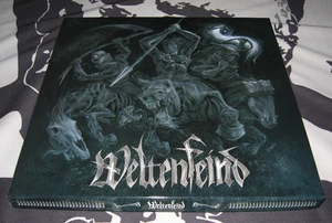 WELTENFEIND 3xLP black vinyl BOX SET limited edition 300 copies W.T.C. 2009 OOP - Picture 1 of 18