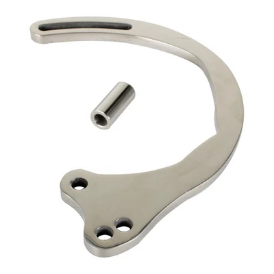 Lower Alternator Bracket, Stainless, fits Small Block Chevy - Image 1 of 4