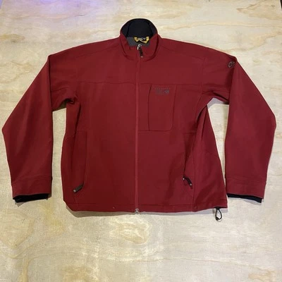 Chaqueta Mountain Hardware Para Hombre Cremallera DWR Airshed Talla Borgoña Forrada de Vellón Foto 1 de 4