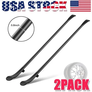 2-Pack 34645 Tire Mount and Demount Iron Tubeless Tire Removal Tool 37 in Black - Picture 1 of 13