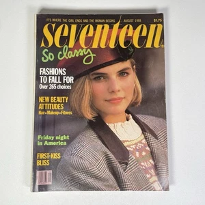 Vintage Seventeen Magazine August 1988 Renee Jeffus. - Picture 1 of 24