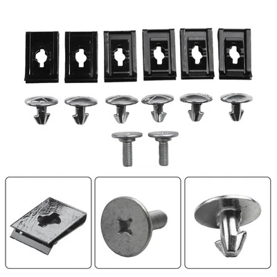 For For CRV For Civic Lower Engine Cover Pin Screw Kit 14 Pieces - Image 1 of 4