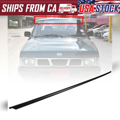 FOR NISSAN DATSUN Hardbody D21 PICKUP FRONT TOP WIND SHIELD RUBBER WEATHERSTRIP - Image 1 of 4