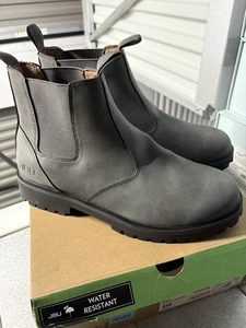 JBU Kai Slip & Water-Resistant MEN'S Chelsea Boot COLOR GREY SIZE 8M NIB - Picture 1 of 7