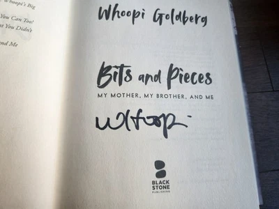 Whoopi Goldberg SIGNED Bits and Pieces The View First Edition Hardcover COA - Image 1 of 4
