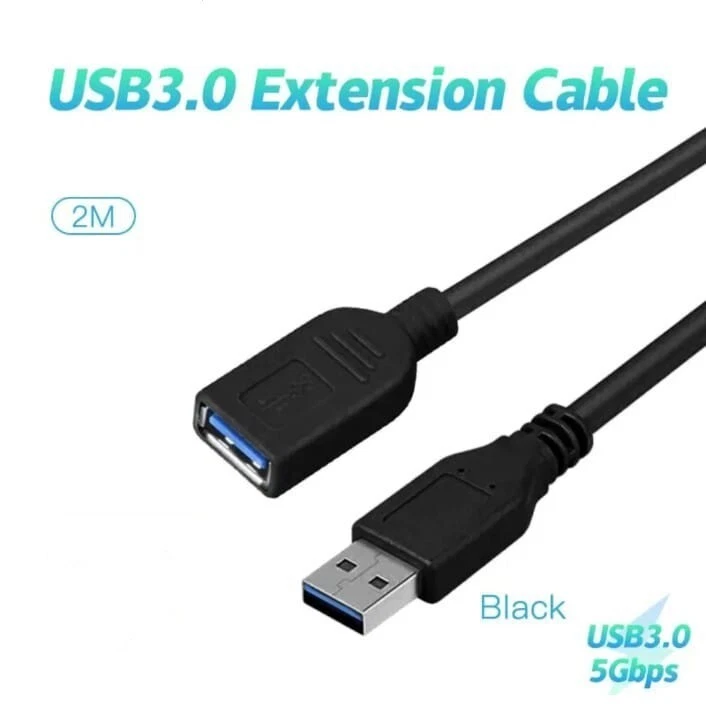 CAVO PROLUNGA USB 3.0 MASCHIO/FEMMINA 2 METRI - Immagine 1 di 1