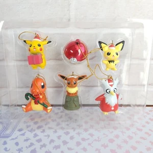 Pokemon Christmas Tree Decoration Ornaments Vintage Japanese 1999 TOMY - Picture 1 of 10