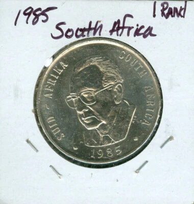 1985 SOUTH AFRICA 1 RAND TOP GRADE GEM BU   99 CENTS SHIPPING * - Image 1 of 2