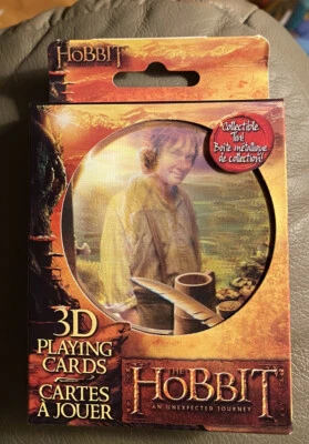 THE HOBBIT Cartamundi 3D Lenticular Deck Of Playing Cards  - Image 1 of 4