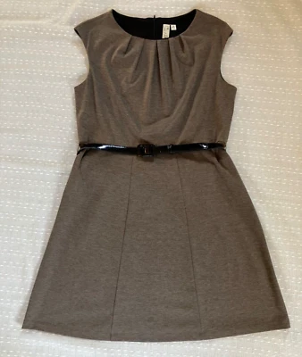 Emma & Michele dress size 16 Womens belt classic brown fall belted A line - Image 1 of 4