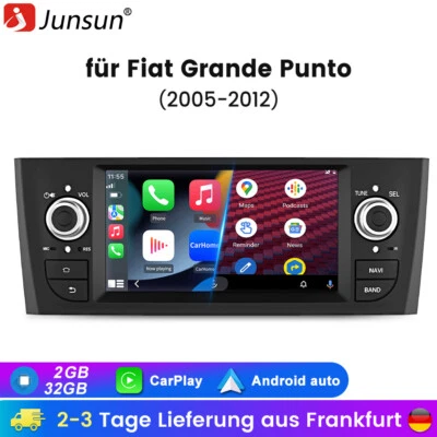 Carplay Android13 Autoradio Für Fiat Grande Punto/Linea GPS Nav Wifi SWC BT DAB+ - Bild 1 von 4