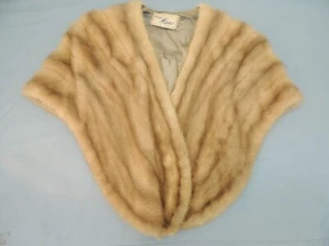 VINTAGE DAMEN PELZ SCHULTER MANTEL CASA HANS PIELES FINAS MEXICO S ODER M - Bild 1 von 12