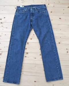 Pantalón vaquero hombre Levi's 501 BIG E W32 L32 corte recto ZD425 - Imagen 1 de 6