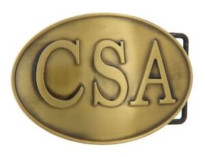 CSA Bronze Plated Metal Belt Buckle