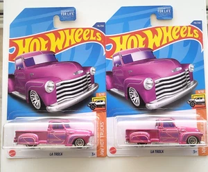 Hot Wheels LA Troca Magenta #116 116/250 2022 HW Hot Trucks 9/10 -2 Stück - Bild 1 von 1