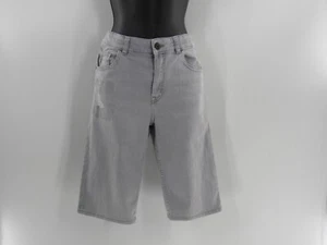 H&M Boys Denim Slim Fit Stretch Gray Solid WRL DWD Orgininal Shorts Size" 13-14Y - Picture 1 of 4