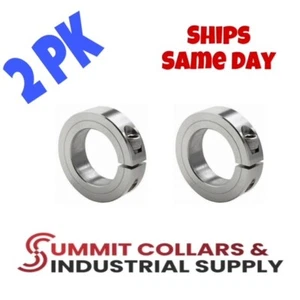 3/4” Inch Stainless Steel Single Split Shaft Collar (Qty 2)FREE ship - Picture 1 of 1