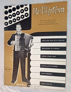 Myron Floren of Lawrence Welk Show Accordion Song Book Mr Rhythm Swing Styling - Picture 1 of 2