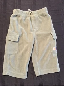 Just One Year Baby Boy Fleece Cargo Pants Size 6M - Picture 1 of 4