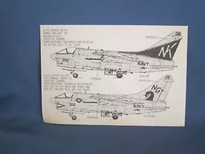 1/48 SuperScale 48-206 Decal A-7E Corsair II Low Viz VA-97, 192 Y - Picture 1 of 2