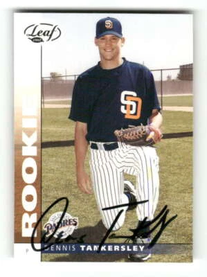 2003 Leaf 156 Dennis Tankersley signed auto autograph  BXCP33 - Image 1 of 2