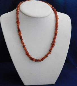 My Estate DESIGNER Natural AMBER BEADS Hand Assembled VINTAGE NECKLACE - Picture 1 of 4