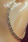 Baby 14K Yellow Gold 3mm Panther Link Bracelet 4.3 Grams 2.8 DWT 5 1/4"