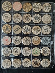 30 gemischte verschiedene Holznickel wie abgebildet Menge Pwn45 - Bild 1 von 2