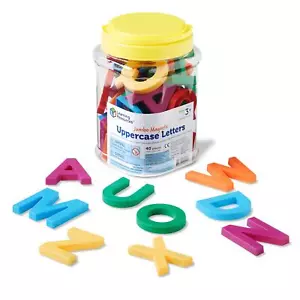 40 Large Colorful Magnetic Letters for Kids Educational Alphabet Set - Picture 1 of 8