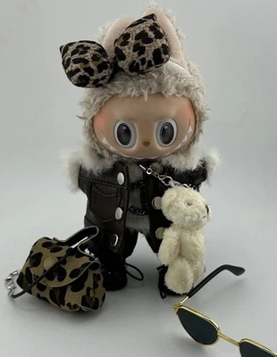 Chaleco Denim Labu Clothes Verde Y Blanco 🖤 Conjunto Boba (Sin Muñeca) Foto 1 de 4