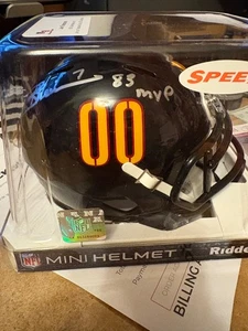 JOE THEISMAN Washington CommandersSpeed Auto Mini Helmet Autograph JSA COA 83MVP - Picture 1 of 4