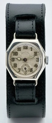 Rolex Unicorn ‘Northern Goldsmiths’ Silver ‘1927’ Gents Vintage Octagonal Watch - image 1 of 4