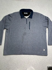 Mens Magellan Outdoors Classic Fit Blue 1/4 Zip Gorpcore Pullover Jacket Sz XL - Picture 1 of 9
