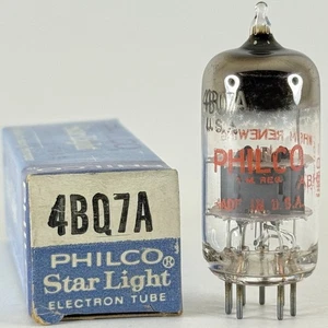 (1) Tested Philco Starlight 4BQ7A Tube with Box Code 6531 4BQ7 A Twin Triode - Picture 1 of 7