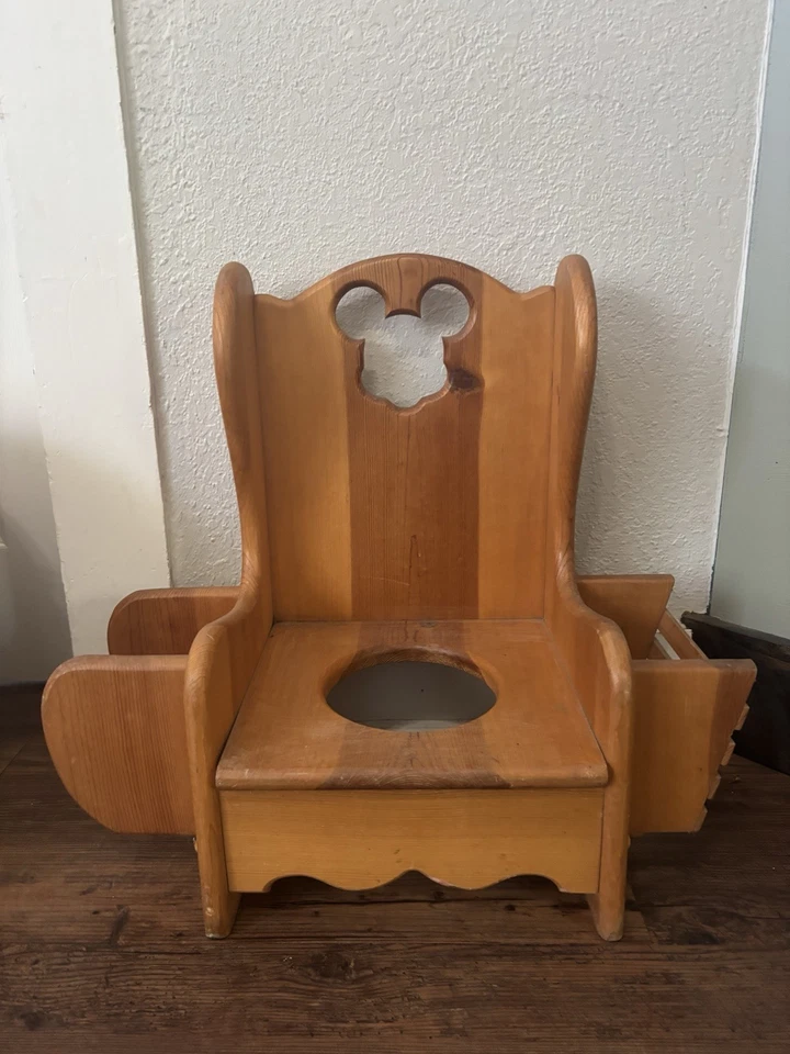 Silla para ir al baño asiento de entrenamiento de inodoro Mickey Mouse  Foto 1 de 4
