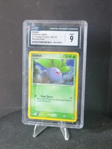 Oddish 64/115 Reverse Holo (2005) EX Unseen Forces SELLADO - Pokemon TCG CGC 9 - Imagen 1 de 2