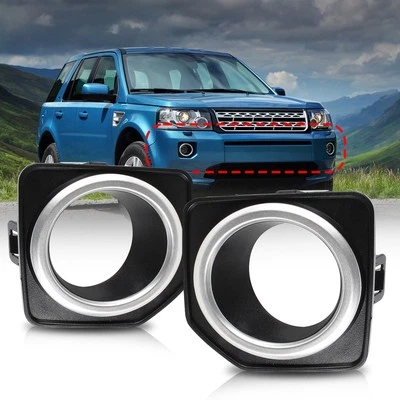 Par de luces antiniebla delanteras bisel cubierta rejilla para Land Rover LR2 Freelander2 2011-2012 Foto 1 de 4