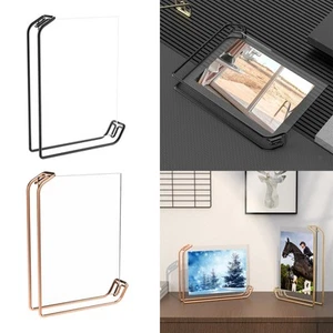 Nordic Metal Picture Frame Picture Display Horizontal Vertical Geometric Wedding - Picture 1 of 15