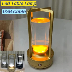 LED Table Lamp USB Rechargeable Touch Dimmable Bar Night Light Cordless - Picture 1 of 25