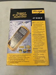 NEW Fluke 28-II Rugged IP 67 Industrial Digital Multimeter - Picture 1 of 4