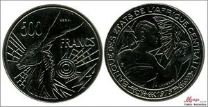 Central Africa 500 Francs C 1976 - Congo / Mintage 1900 Pieces - ESSAI S/C - Picture 1 of 1