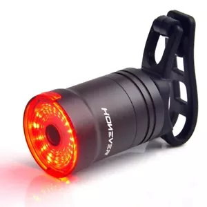 Radfahren Rücklicht Fahrrad Smart Auto Brake Sensing Light Wasserdichte LED Lade - Bild 1 von 9