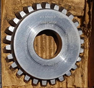 Gear skiving shaper cutter 9 1/4 NDP 16 1/2 deg NPA 35 deg 56 14 HA LEAD 15.046" - Imagen 1 de 2