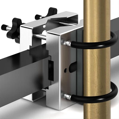 4Smile Sonnenschirmhalter Balkongeländer Sunnyeasy - Edelstahl Sonnenschirm Halt