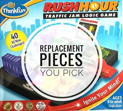 Rush Hour Traffic Jam Replacement Parts & Pieces Think Fun Logic Game You Choose - Image 1 of 3