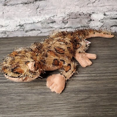 Ganz Webkinz Leopard Lizard Gecko No Code Eyelash Fluffy Realistic Plush Animal - Image 1 of 4
